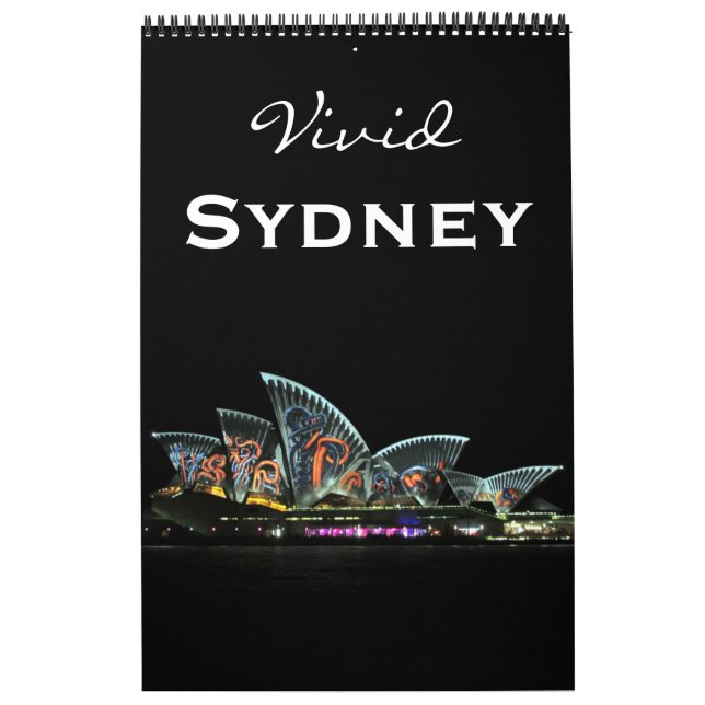 Calendário Vívida Sydney Austrália (Capa)