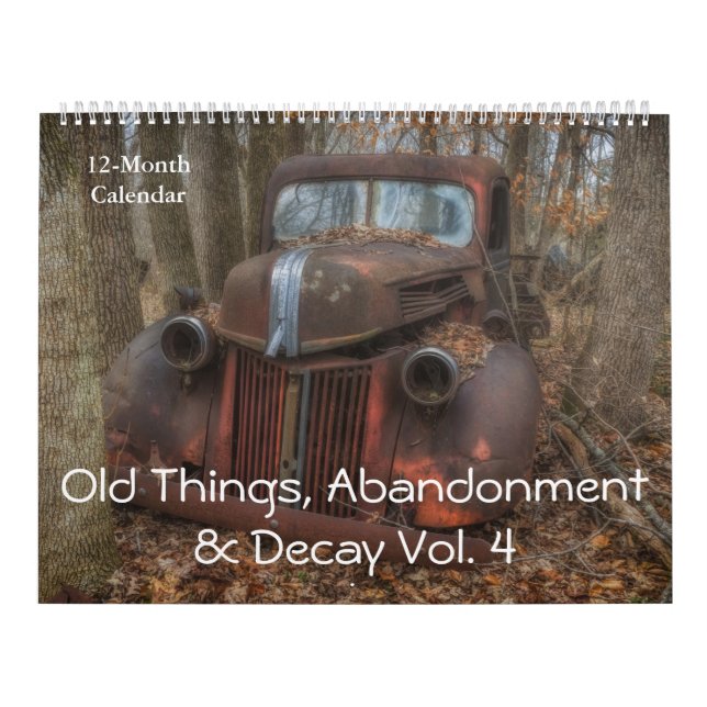 Calendário Vol. 4 de Coisas Antigas, Abandonamento (Capa)