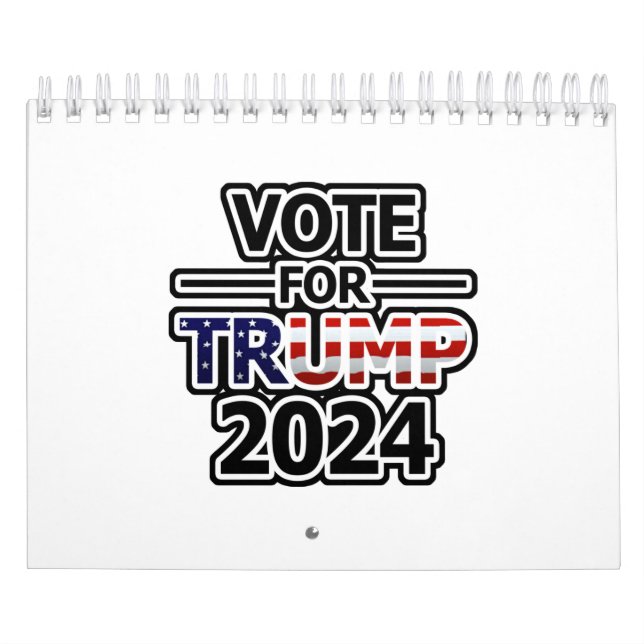 Calendário Vote for Trump in 2024 (Capa)