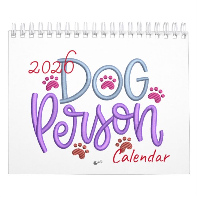 Calendário Wall 2026 Dog Calendar (Capa)