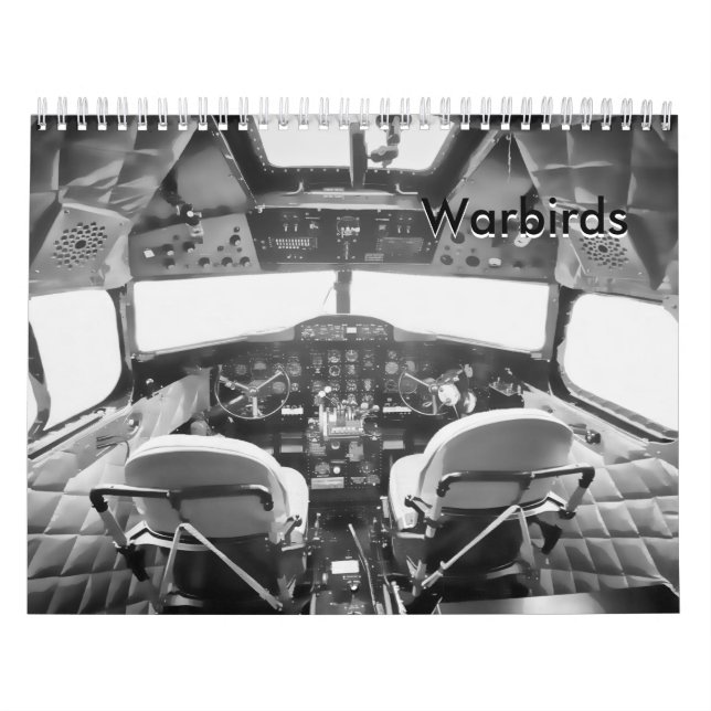 Calendário Warbirds - avião da segunda guerra mundial (Capa)