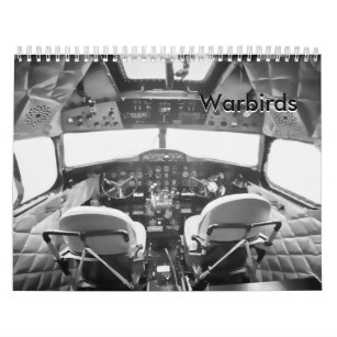 Calendário Warbirds - avião da segunda guerra mundial