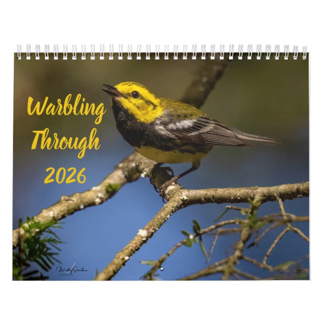 Calendário Warbling Through 2026 (Capa)