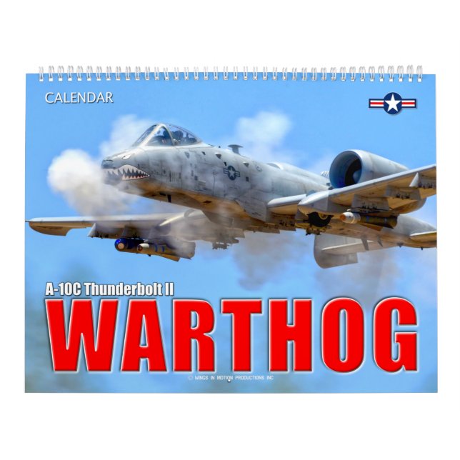 Calendário WARTHOG - A-10C Thunderbolt II (Capa)
