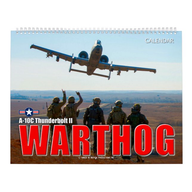 Calendário WARTHOG - A-10C Thunderbolt II (Capa)