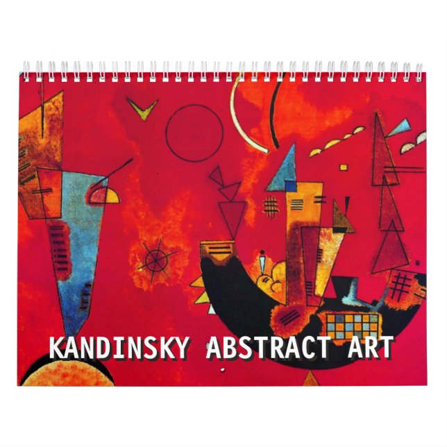 Calendário Wassily Kandinsky Abstrato Art (Capa)
