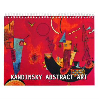 Calendário Wassily Kandinsky Abstrato Art