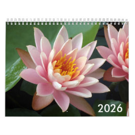 Calendário Water Lilies Calendar 2026