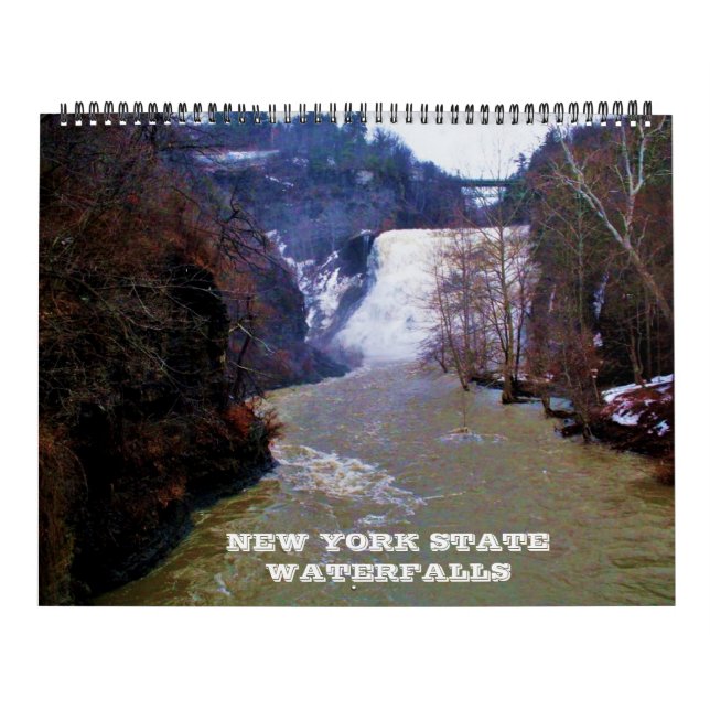 Calendário WATERFALLS OF NEW YORK STATE  calendar (Capa)