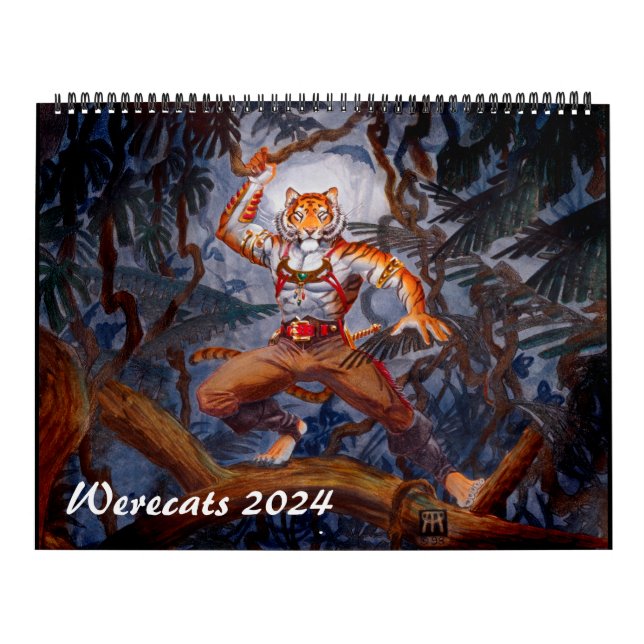 Calendário Werecats para 2024 (Capa)