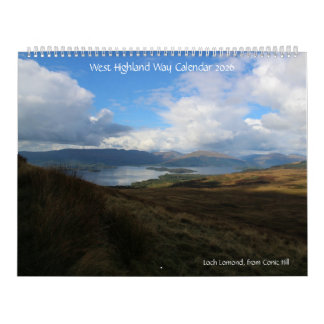 Calendário West Highland Way Calendar 2026