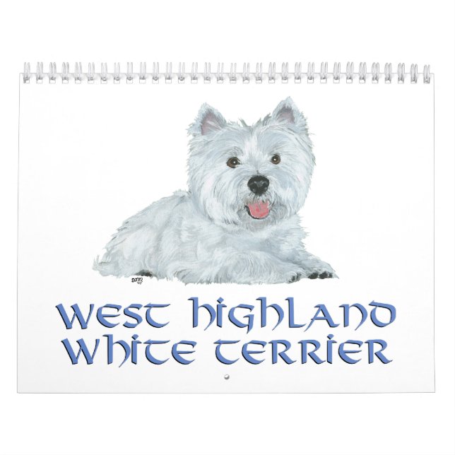Calendário Westie (Capa)