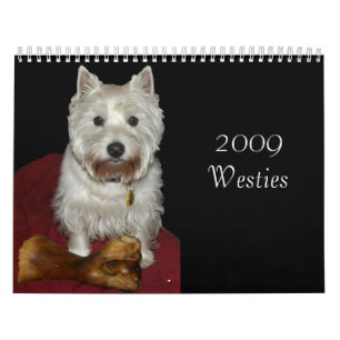 Calendário Westies 2009