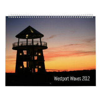 Calendário Westport que surfa 2012