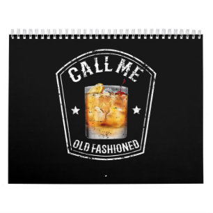 Calendário Whiskey me chama de velha moda