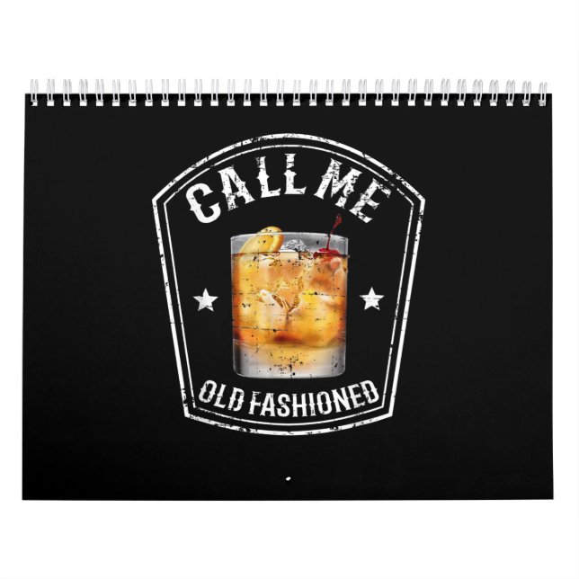 Calendário Whiskey me chama de velho moído (Capa)