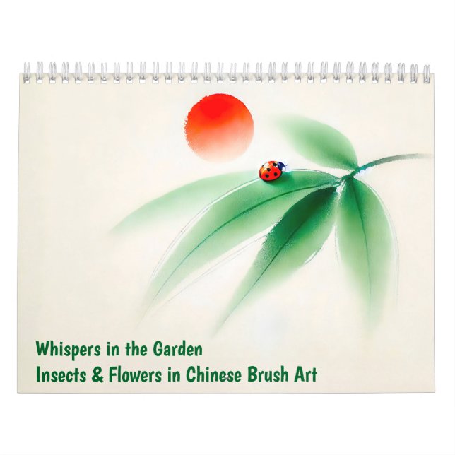 Calendário Whispers in the Garden – Insects & Flowers in Chin (Capa)