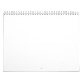 Calendário White Minimalist Background – Solid Blank Canvas