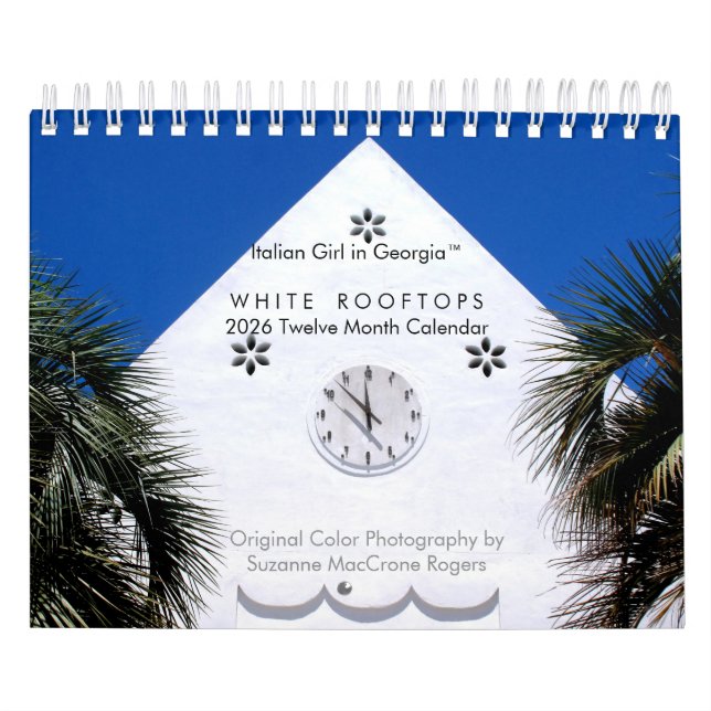 Calendário White Rooftops - 2026 Twelve Month Calendar (Capa)