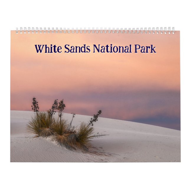 Calendário White Sands National Park Landscapes (Capa)