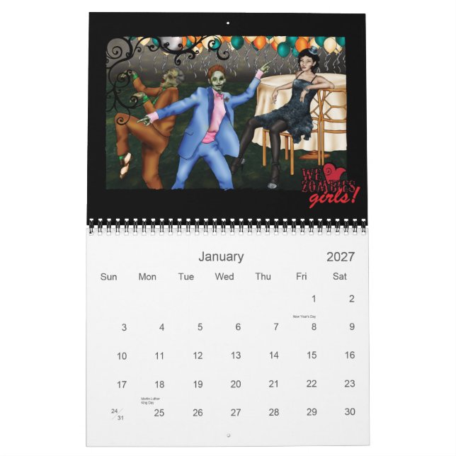 Calendário WHZ Girls (Jan 2027)