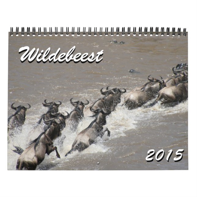 Calendário wildebeest 2015 (Capa)