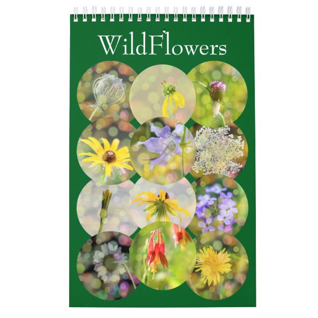 Calendário Wildflower Close-Up Portrait Photography (Capa)