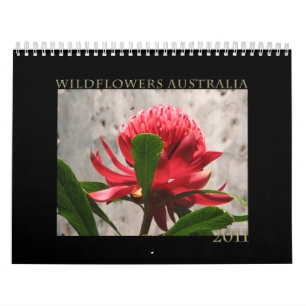 Calendário Wildflowers de Austrália