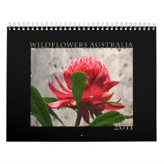 Calendário Wildflowers de Austrália