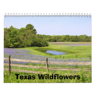Calendário Wildflowers de Texas