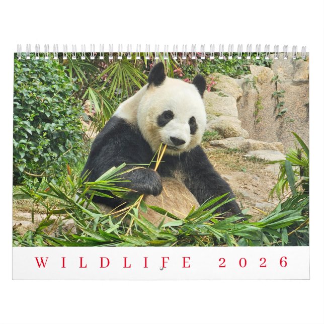 Calendário Wildlife 2026 calendar (Capa)