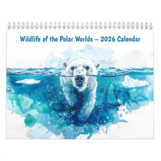 Calendário Wildlife of the Polar Worlds – 2026 Calendar