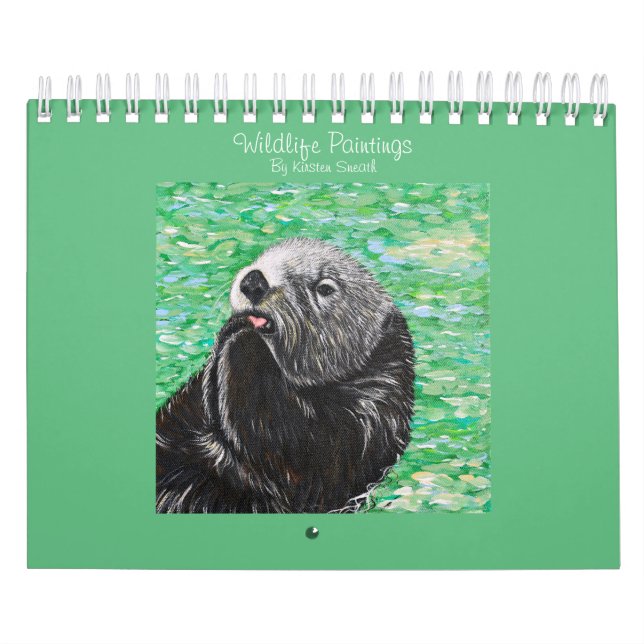 Calendário Wildlife Paintings by Kirsten Sneath (Capa)