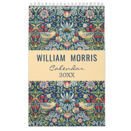 Calendário William Morris Art Design Floral