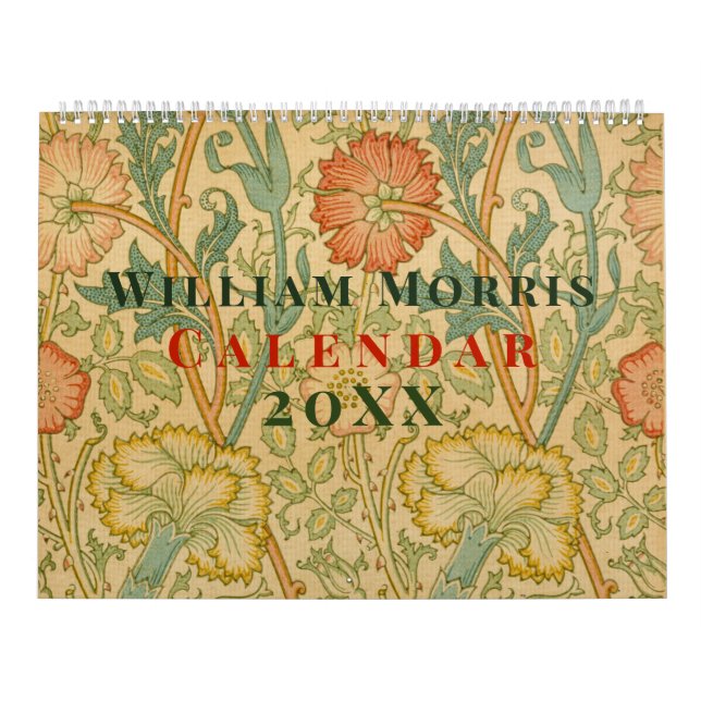 Calendário William Morris Padrões (Capa)