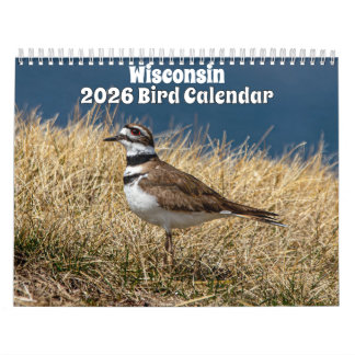 Calendário Wisconsin Birds Calendar 2026