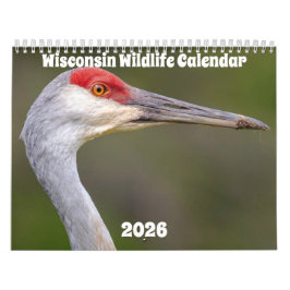 Calendário Wisconsin Wildlife Calendar 2026