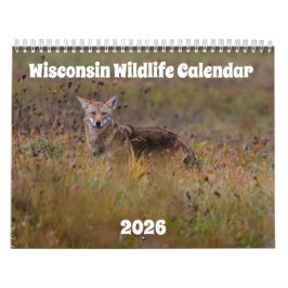 Calendário Wisconsin Wildlife Calendar 2026