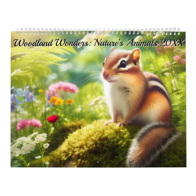 Calendário Woodland Animals  (Capa)