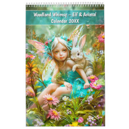 Calendário Woodland Whimsy – Elf & Animal Calendar 2026