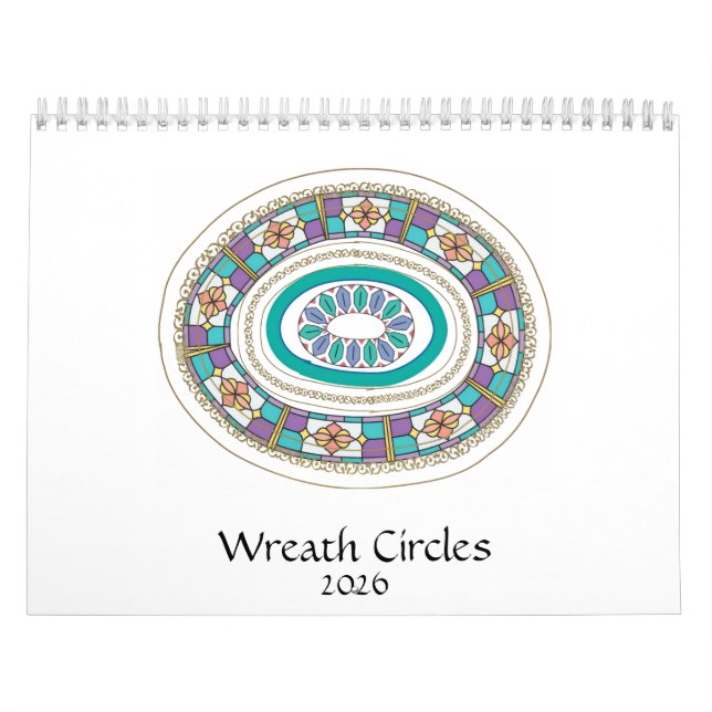 Calendário Wreath Circles calendar (Capa)
