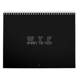 Calendário wtf onde está a comida