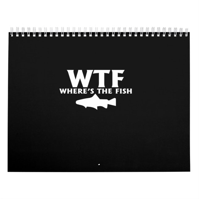 Calendário wtf onde está o peixe (Capa)