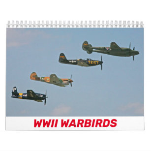 Calendário WWII dos Warbird