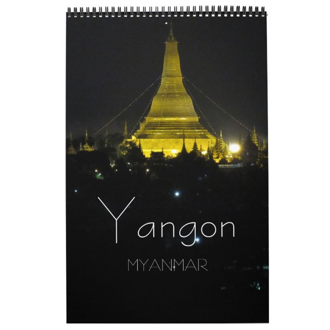 Calendário yangon burma 2025 (Capa)