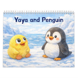 Calendário Yaya and Penguin
