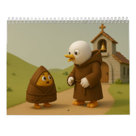 Calendário Yaya and Zongzi (sticky rice dumpling)