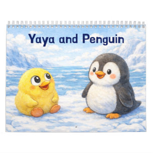 Calendário Yaya e Pinguim