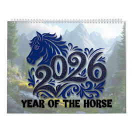 Calendário Year of the Horse Calendar, Horse