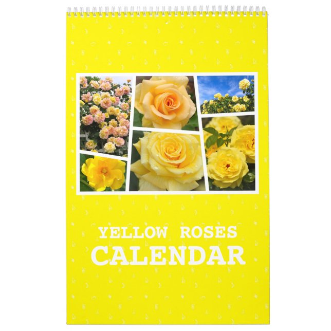 Calendário Yellow Roses Calendar (Type-B) (Capa)